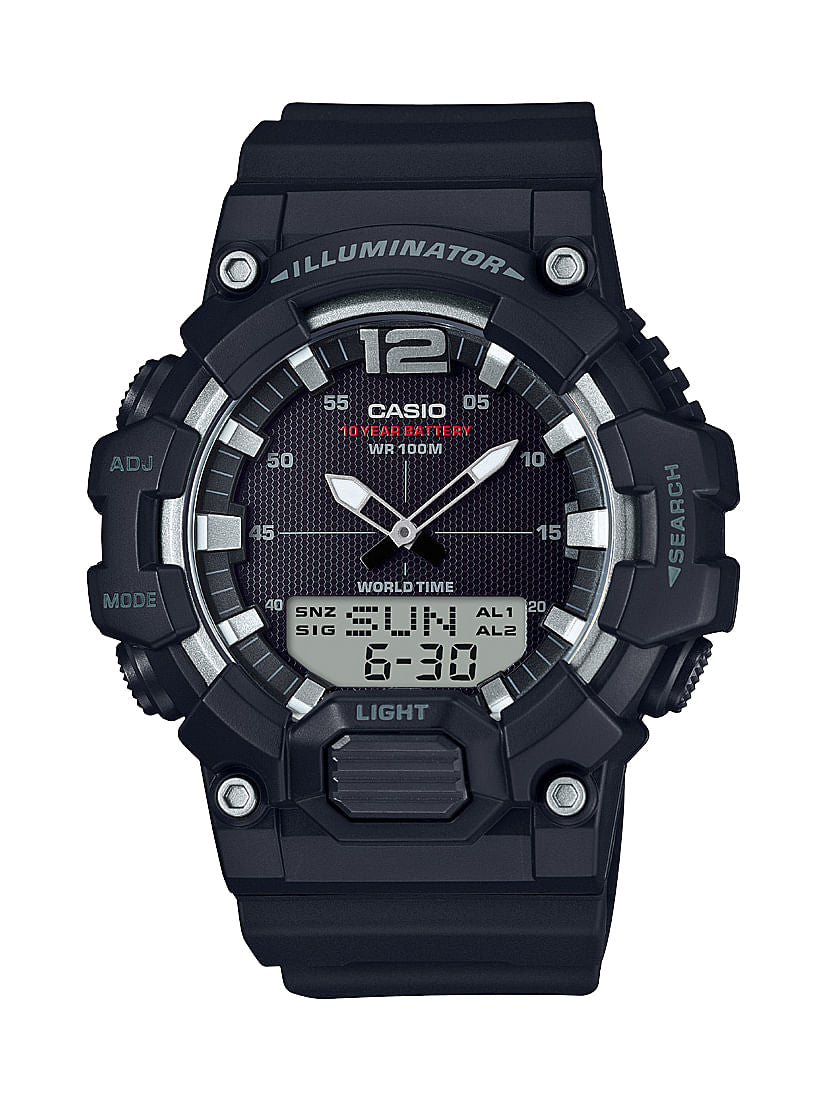 Casio Men's HDC700-1AV Analog Digital World Time Alarm Chronograph
