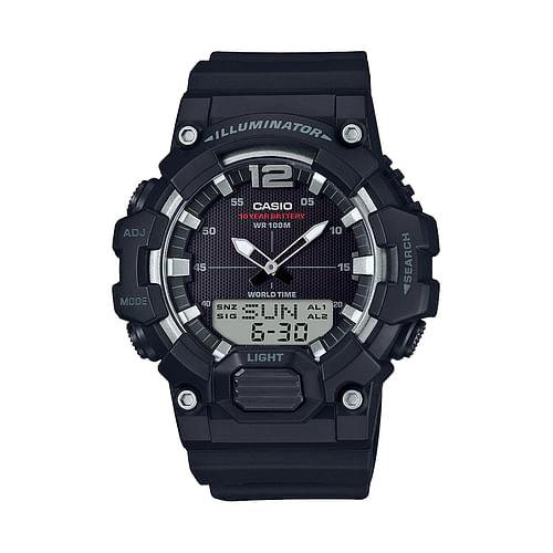 Casio Men's HDC700-1AV Analog Digital World Time Alarm Chronograph