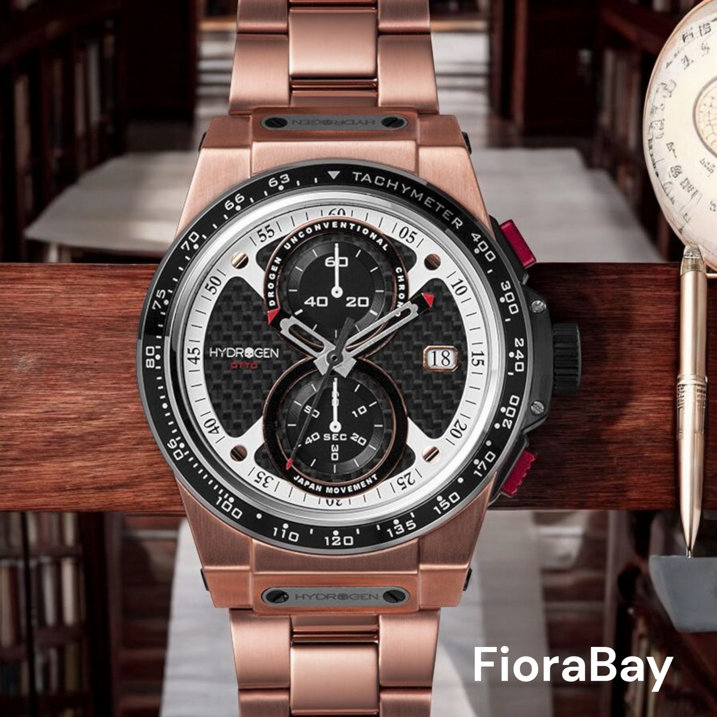 Otto Chrono All Rose Gold Bracelet