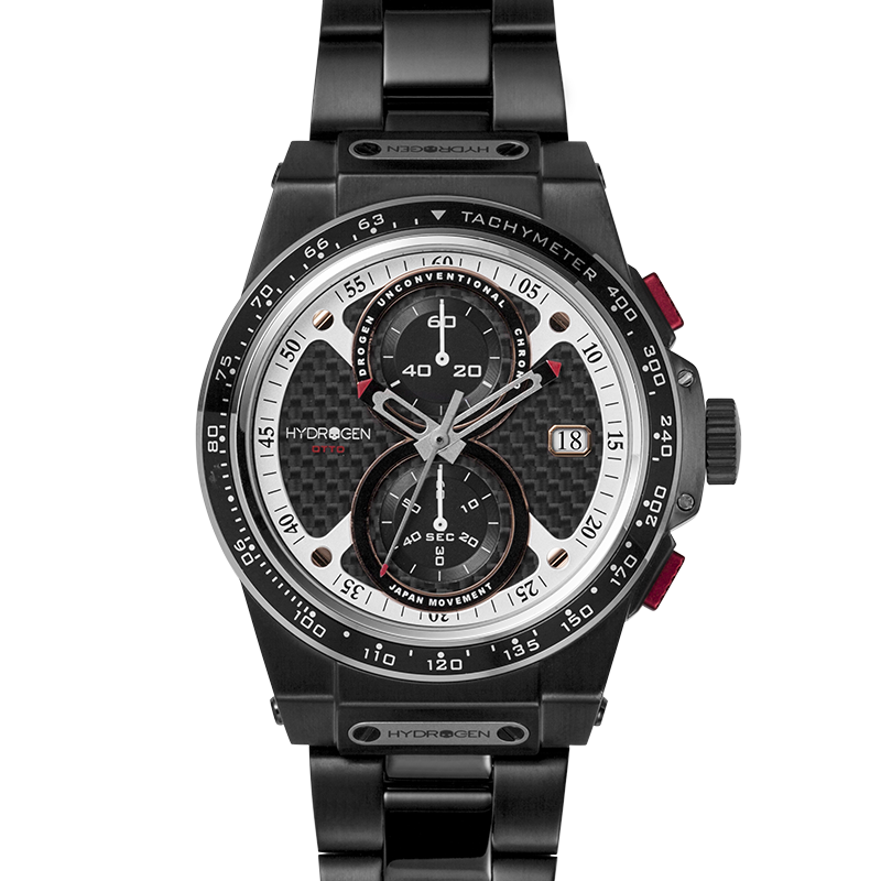 Otto Chrono All Black Bracelet by Hydrogen Watch