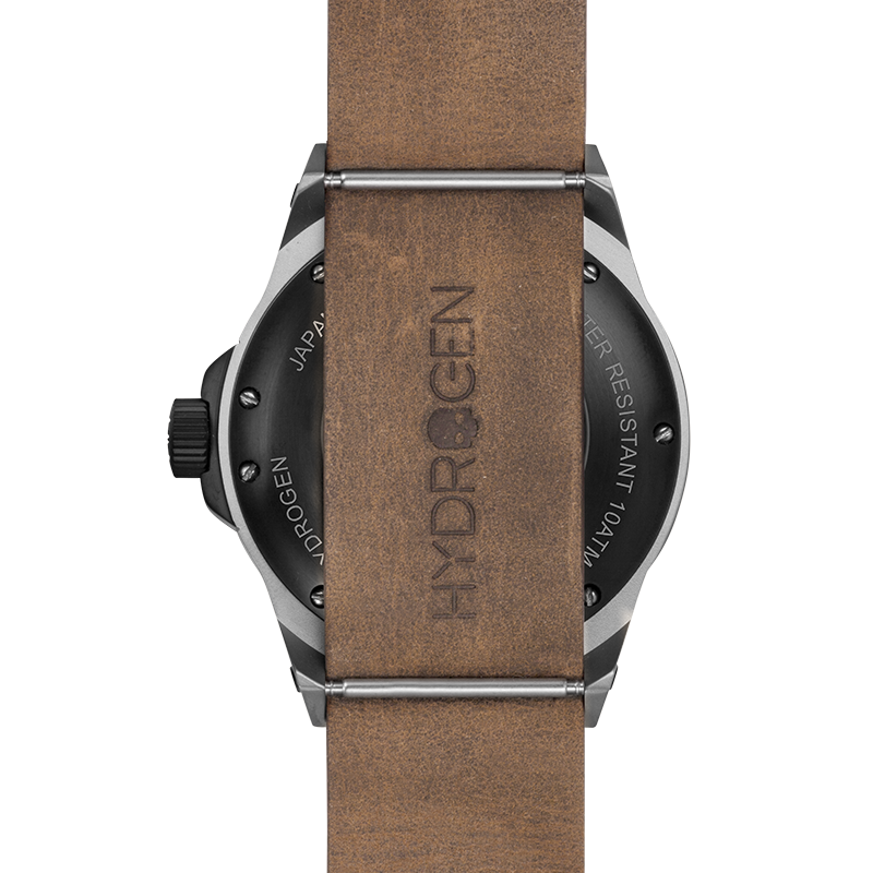 Hydrogen Otto Chrono Silver Black Nato