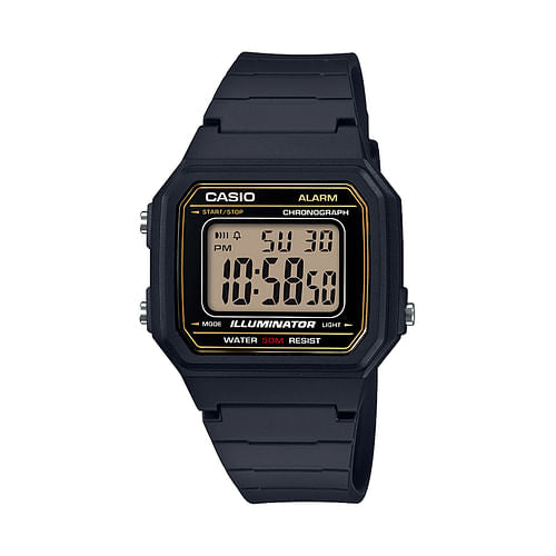 Casio Men's 'Classic' Quartz Resin Casual Watch, Color Black (Model: