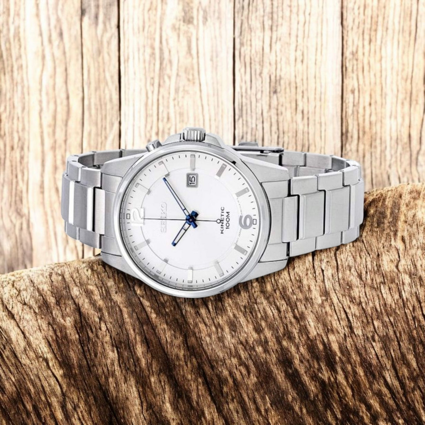 Seiko SKA663 Neo Sports Stainless Steel Silver Dial Men's Automatic