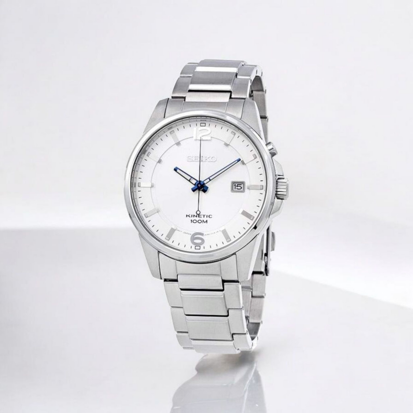 Seiko SKA663 Neo Sports Stainless Steel Silver Dial Men's Automatic