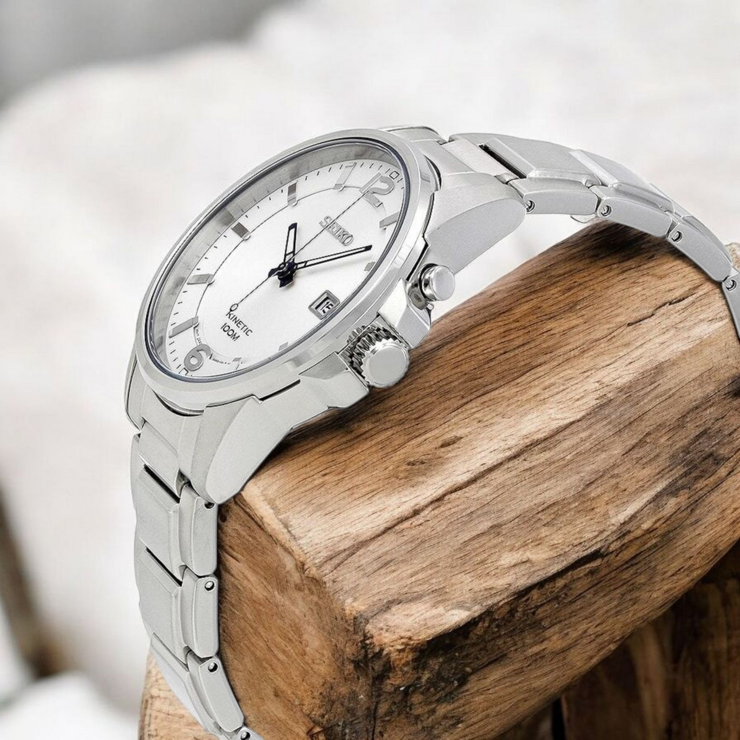 Seiko SKA663 Neo Sports Stainless Steel Silver Dial Men's Automatic