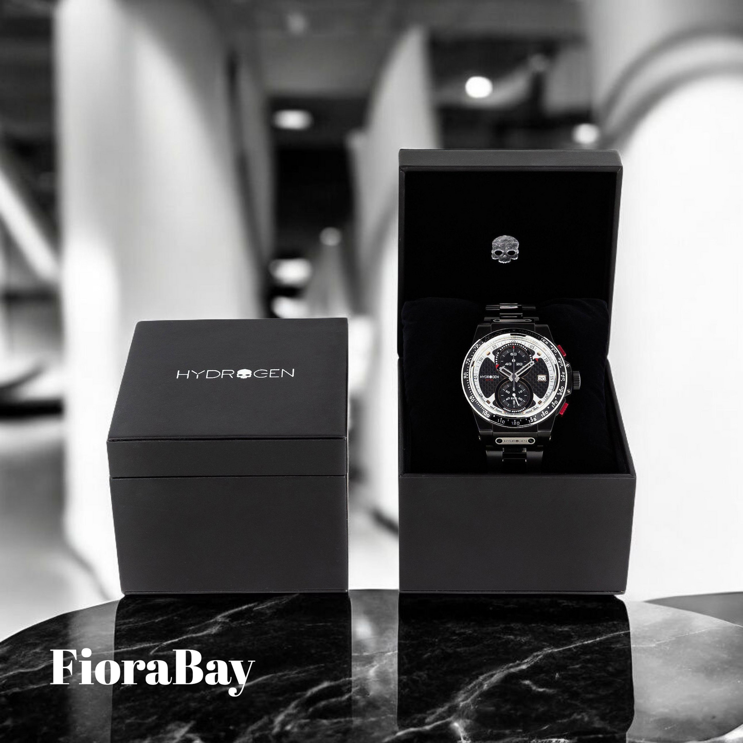 Otto Chrono All Black Bracelet by Hydrogen Watch