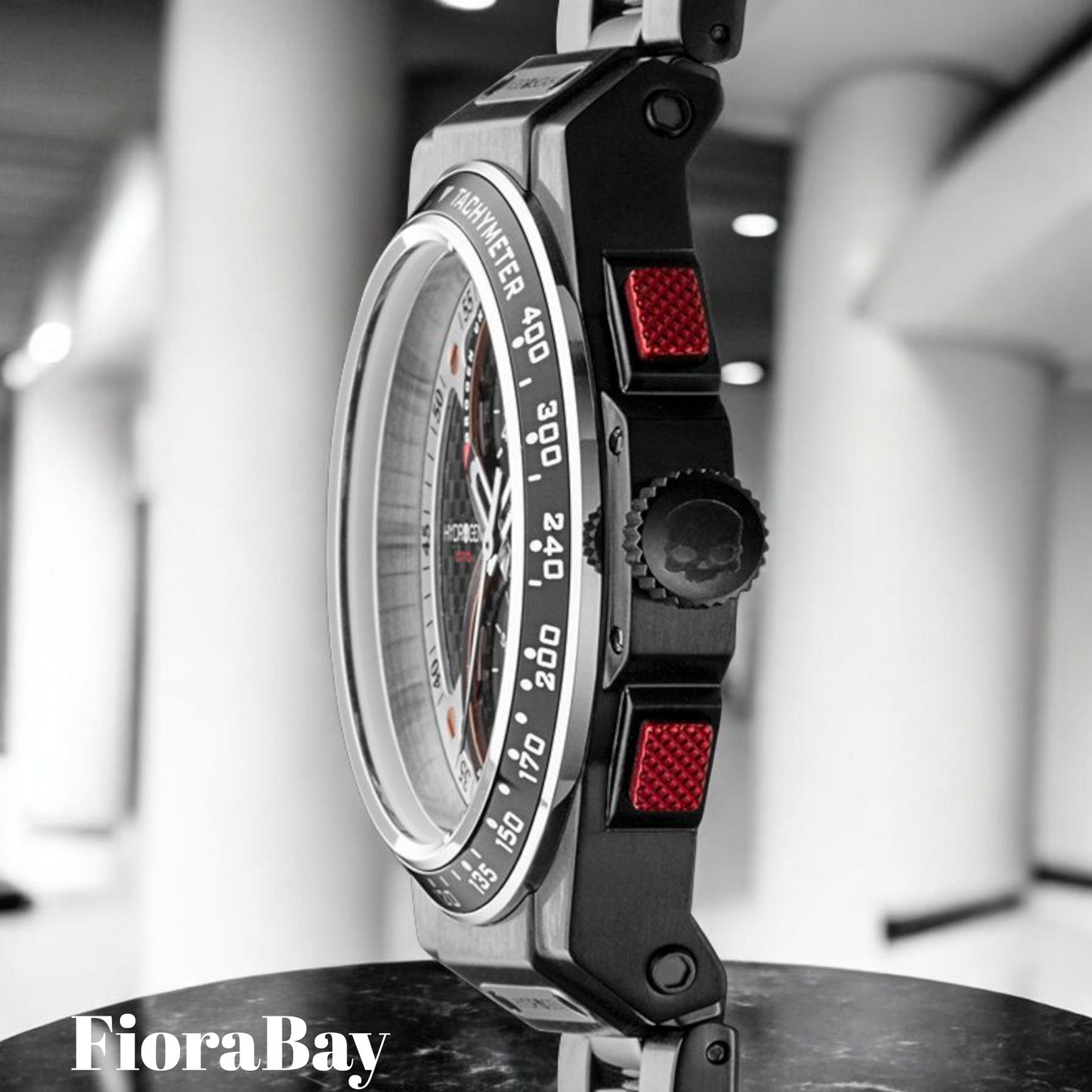 Otto Chrono All Black Bracelet by Hydrogen Watch